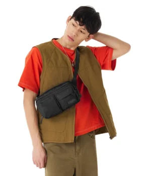 DOUBLE CROSSBODY SCHWARZ