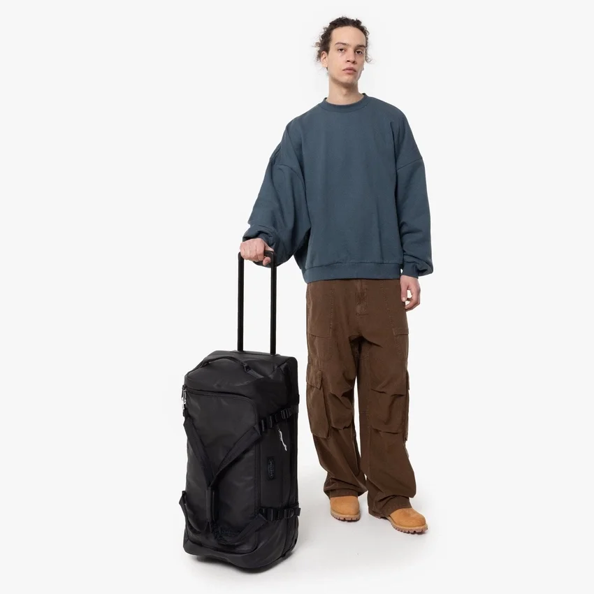 REISETASCHE MIT ROLLEN M Tarp SCHWARZ2